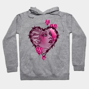 Barb Wire Love Hoodie